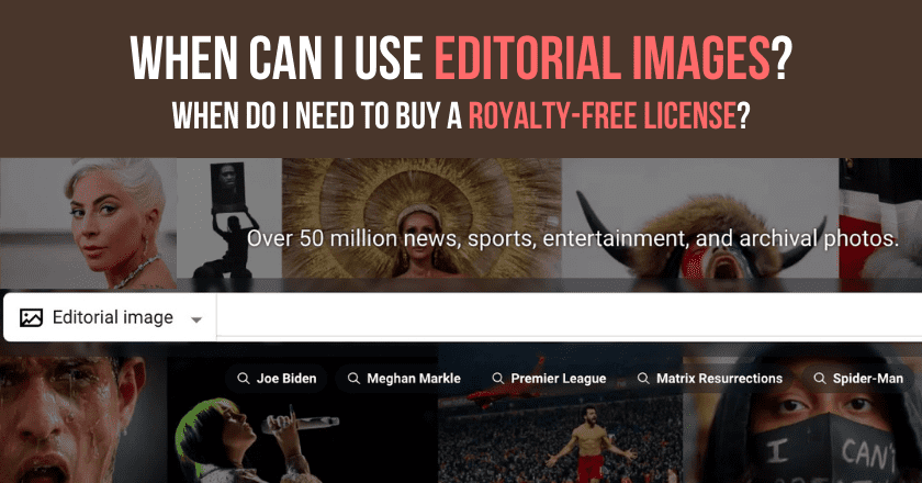  Quando è possibile utilizzare immagini editoriali e quando è necessario acquistare una licenza royalty-free