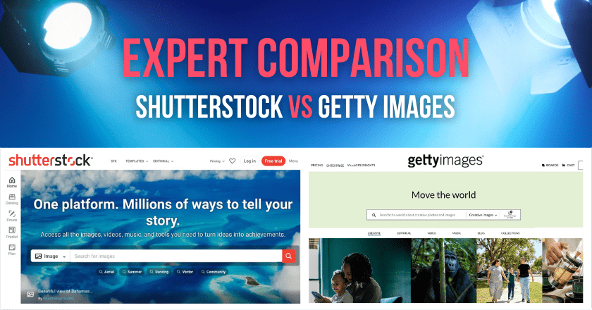  Shutterstock vs Getty Images - ekspertide võrdlus