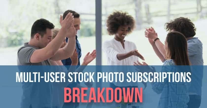  Abbonamenti a foto stock per più utenti: 5 migliori offerte