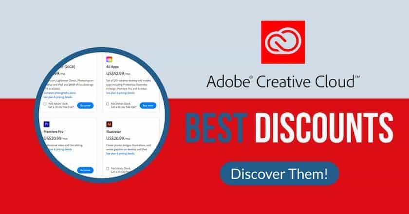  Sleva Adobe Creative Cloud: nejlepší nabídky Adobe pro kreativce!