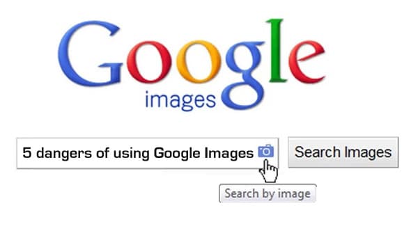  5 pericoli dell'utilizzo di Google Images senza autorizzazione