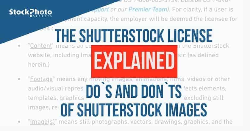  مجوز Shutterstock: راهنمای کامل با بایدها و نبایدها