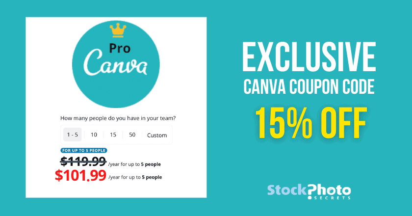  Codice coupon Canva esclusivo 2023: 15% di sconto su Canva Pro per un anno!
